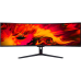 Монитор/ ACER Nitro EI491CRSbmiipphx 49'', ZeroFrame, Curved 1800R, Black, 32:9, VA, 3840x1080, 4 (GTG)ms, 400cd, 144Hz, 2xHDMI(2.0) + 2xDP(1.4) + SPK + Audio Out, Speakers 3Wx2, sync: FreeSync Premium Pro, hdr: HDR 400, hadj 95 Vesa:75x75