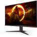 AOC 24G2SAE 23,8'', 1920x1080, VA, 165Hz, 80M:1, 350cd, 1ms, VGA, 2*HDMI, DP, Speakers, FreeSync, Flicker Free, 3Y, Black