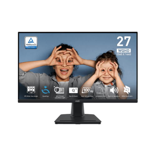 Монитор/ Монитор PRO PRO MP275Q 27'' 2560x1440, IPS, 178/178, 4мс, 300nit, 100HZ, DP/2HDMI, noUSB, Audio, T, Black-Black, 1y