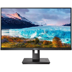 Монитор Philips 242S1AE 23.8'', 1920x1080, IPS, 75hz, 50M:1, 300cd, 4ms, VGA, HDMI 1.4, DP 1.2, Speakers, H. adj 130mm, pivot, VESA, 3Y, Black/ Philips 242S1AE 23.8'', 1920x1080, IPS, 75hz, 50M:1, 300cd, 4ms, VGA, HDMI 1.4, DP 1.2, Speakers, H. adj 130mm,