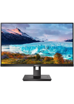 Монитор Philips 242S1AE 23.8'', 1920x1080, IPS, 75hz, 50M:1, 300cd, 4ms, VGA, HDMI 1.4, DP 1.2, Speakers, H. adj 130mm, pivot, VESA, 3Y, Black/ Philips 242S1AE 23.8'', 1920x1080, IPS, 75hz, 50M:1, 300cd, 4ms, VGA, HDMI 1.4, DP 1.2, Speakers, H. adj 130mm,