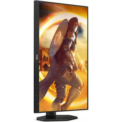 AOC Q27G4X 27'', 2560x1440, IPS, 180Hz, 80M:1, 450cd, 0.5ms, 2*HDMI, DP, Speakers, FreeSync, Flicker Free, G-Sync, H. Adj, pivot, VESA, 3Y, Black
