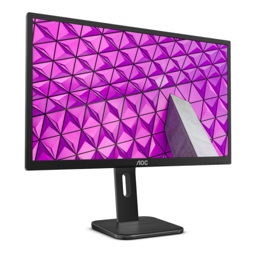 AOC 24P1 23.8'', 1920x1080, IPS, 60hz, 50M:1, 250cd, 4ms, VGA, HDMI 1.4, DP 1.2, 4xUSB 3.2, Speakers, H. adj 150mm, pivot, VESA, 3Y, Black