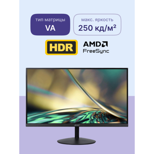 ACER CB272UE3BMIPRUX 27'', ZeroFrame Yes, Black, 16:9, IPS, 2560x1440, 1 / 4ms, 350cd, 100Hz, 1xHDMI(2.0) + 1xDP(1.2) + Audio out + 1xType-C(90W), Speakers 2Wx2, sync: DP/HDMI FreeSync, hdr: HDR 10, hadj 165, DE: Delta E<1