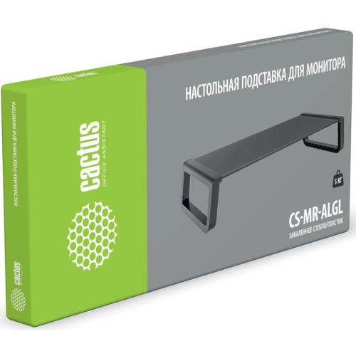 Подставка под монитор Cactus CS-MR-ALGL прозрачный