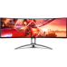 AOC AG493UCX2 49'', Curved, 5120x1440, VA, 165hz, 80M:1, 400cd, 1ms, 3xHDMI 2.0, DP 1.4, 3xUSB 3.2, Type-C 65W, Speakers, H. adj 100mm, 3Y, Black AOC AG493UCX2 49'', Curved, 5120x1440, VA, 165hz, 80M:1, 400cd, 1ms, 3xHDMI 2.0, DP 1.4, 3xUSB 3.2, Type-C 65W, Speakers, H. adj 100mm, 3Y, Black