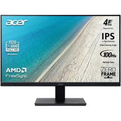 Монитор/ ACER V227QE3biv 21,5'', ZeroFrame, Black, 16:9, IPS, 1920x1080, 4ms, 250cd, 100Hz, 1xVGA + 1xHDMI(1.4), sync: FreeSync