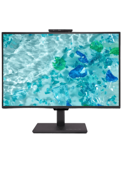 Монитор/ ACER B248YGbemiqprcuzx 23,8'', ZeroFrame, Black, PCR 85% + OBP 5%, 16:9, IPS, 1920x1080, 4ms, 300cd, 120Hz, 1xHDMI(2.0) + 1xDP(1.2) + 1xDP Out + Type-C(PD100W) + 1xDP Out + RJ45 + USB Hub(3.2) + USB-B(2up 3down) + Webcam + SPK + Audio Out, Speake