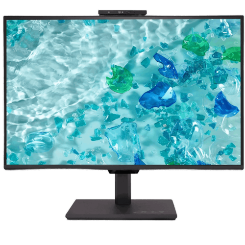Монитор/ ACER B248YGbemiqprcuzx 23,8'', ZeroFrame, Black, PCR 85% + OBP 5%, 16:9, IPS, 1920x1080, 4ms, 300cd, 120Hz, 1xHDMI(2.0) + 1xDP(1.2) + 1xDP Out + Type-C(PD100W) + 1xDP Out + RJ45 + USB Hub(3.2) + USB-B(2up 3down) + Webcam + SPK + Audio Out, Speake