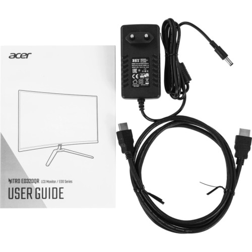 Монитор Acer ED320QRS3biipx 31,5'' 1500R, 16:9, VA, FHD, 1ms, 250cd, 180Hz, HDMI, DP Монитор Acer ED320QRS3biipx 31,5'' 1500R, 16:9, VA, FHD, 1ms, 250cd, 180Hz, HDMI, DP