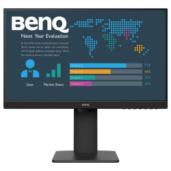 Мониторы/ Benq BL2486TC 23.8'', 1920x1080, IPS,  100Hz, 1300:1, 250cd, 5ms, HDMI, DP, Speakers, Height adj 130, Pivot, Flicker-free;Low Blue Light, 3Y, Black