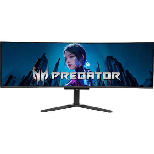 Монитор Acer Predator 49'' X49Vbmiiphuzx 1800R, 32:9, QD-OLED, DQHD, 0,03ms, 250cd, 144Hz, HDMI, DP, USB, USB-C, SPK, HAS