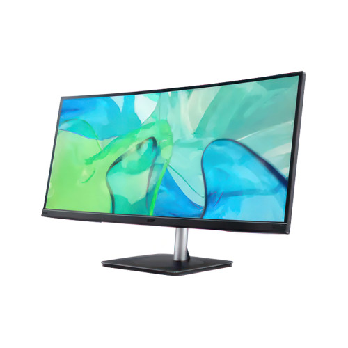 Монитор/ ACER CB343CURbemiiphuzx 34'', ZeroFrame, Curved 3800R Black, 21:9, IPS, 3440x1440, 4ms, 300cd, 60Hz, 2xHDMI(2.0) + 1xDP(1.2) + 1xType-C(90W) + Audio out + USB3.2x2(Gen2)+USB 3.2x1(Gen1)+USB-B (2up 3down), Speakers 7Wx2, sync FreeSync, HDR 10, H.A