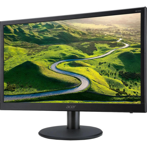 Монитор ACER EB192QBBI 18,5'', Black, 16:9, TN, 1366x768, 5ms, 200cd, 60Hz, 1xVGA + 1xHDMI(1.4)