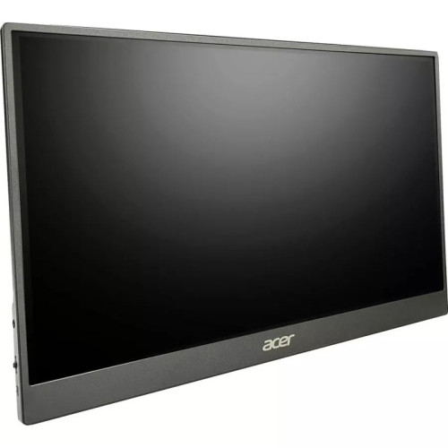 Монитор/ Acer PM161QJbmiuux 15,6'', UltraThin Black, 16:9, IPS, 1920x1080, 6ms, 250cd, 60Hz, mini HDMI, 2xType-C, Speakers 1Wx2, FreeSync, HDR 10, Vesa:100x100