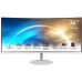 Монитор/ MSI PRO MP341CQW 34'', 3440x1440, VA, 178x178, 300nit, 100Hz, 4ms, 2HDMI/DP, noUSB-A, Audio out, T, IntPWR, 100x100VESA, White, 1y