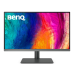 Benq PD2706U 27'', 3840x2160, IPS,  60Hz, 1200:1, 400cd, 5ms, HDMI, DP; 3*USB 3.0, USB C*65W, Thunderbolt 3, Speakers, Height adj 110, Pivot, 100% sRGB, Flicker-free;Low Blue Light, Calibration Report, 3Y, Grey