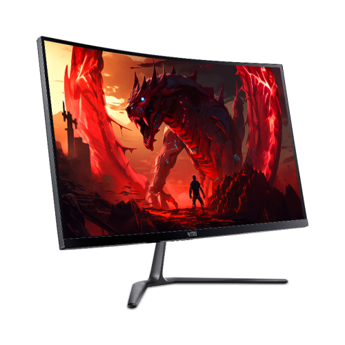 Монитор/ ACER Nitro ED270UX6bmiipx 27'', ZeroFrame, Curved 1500R, Black, 16:9, VA, 2560x1440, 1 / 0,5 (GTG, Min.)ms, 250cd, 220Hz, 2xHDMI(2.1) + 1xDP(1.4) + SPK + Audio Out, Speakers 2Wx2, sync: FreeSync Premium, hdr: HDR 10, Vesa:75x75