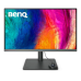 Benq PD2706U 27'', 3840x2160, IPS,  60Hz, 1200:1, 400cd, 5ms, HDMI, DP; 3*USB 3.0, USB C*65W, Thunderbolt 3, Speakers, Height adj 110, Pivot, 100% sRGB, Flicker-free;Low Blue Light, Calibration Report, 3Y, Grey