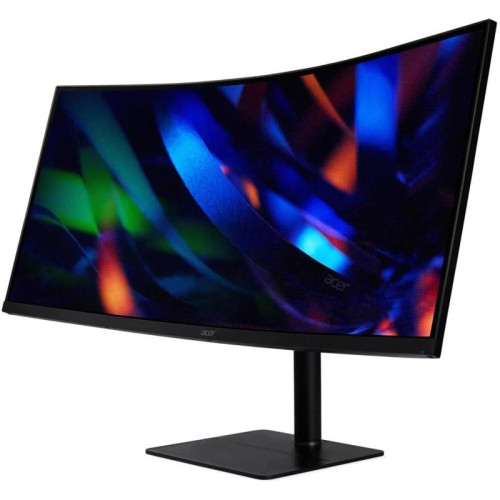 Монитор Acer CZ342CURHbmiphuzx 34'', Curved 1000R Black, 21:9, VA, 3440x1440, 1 / 4ms, 300cd, 100Hz, 1xHDMI,1x DP, 1xUSB Type-C(65W), 2xUSB, SPK, HAS