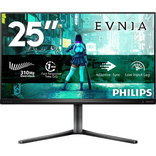 Монитор Philips 25M2N3200U 24,5 16:9 Fast IPS 1920x1200 300Hz (OC 310Hz) 1ms 400cd 2xHDMI 1xDP HAS 130mm Internal Dark Grey 100x100/ Philips 25M2N3200U 24,5 16:9 Fast IPS 1920x1200 300Hz (OC 310Hz) 1ms 400cd 2xHDMI 1xDP HAS 130mm Internal Dark Grey 100x10