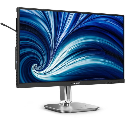 Монитор Philips 24B2N4200 23.8'', 1920x1080, IPS, 120hz, 50M:1, 300cd, 4ms, VGA, HDMI 1.4, DP 1.2, 4xUSB 3.2, Speakers, H. adj 150mm, pivot, VESA, 3Y, Black/ Philips 24B2N4200 23.8'', 1920x1080, IPS, 120hz, 50M:1, 300cd, 4ms, VGA, HDMI 1.4, DP 1.2, 4xUSB 