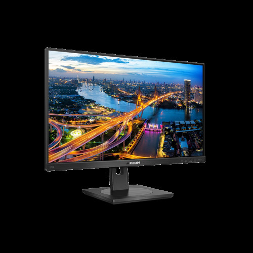 Монитор Philips 275B1 27'', 2560x1440, IPS, 75hz, 50M:1, 350cd, 4ms, DVI, HDMI 1.4, DP 1.2, 4xUSB 3.2, Speakers, H. adj 150mm, pivot, VESA, 3Y, Black/ Philips 275B1 27'', 2560x1440, IPS, 75hz, 50M:1, 350cd, 4ms, DVI, HDMI 1.4, DP 1.2, 4xUSB 3.2, Speakers,