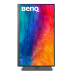 Benq PD2705U 27'', 3840x2160, IPS,  60Hz, 1200:1, 350cd, 5ms, HDMI, DP; 3*USB 3.0, USB C*65W, Thunderbolt 3, Speakers, Height adj 110, Pivot, 100% sRGB, Flicker-free;Low Blue Light, Calibration Report, 3Y, Grey