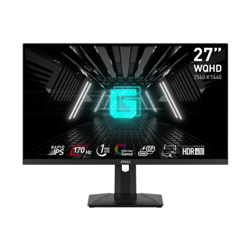 Монитор/ Монитор  G274QPF 27'' 2560x1440, IPS, 178/178, 1мс, 400nit, 180Hz, DP/2HDMI, 1xUSB-C, USB, LTSP, Black-Black, 1y