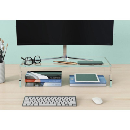 Подставка под монитор Cactus CS-MR-PL прозрачный