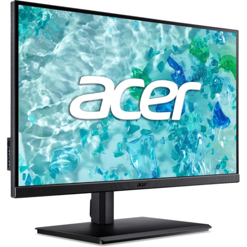 Монитор/ ACER B277KC3BMIPRUZX 27'', ZeroFrame Yes, Black, 16:9, IPS, 3840x2160, 4ms, 350cd, 60Hz, 2xHDMI(2.0) + 1xDP(1.2) + 1xType-C(90W) + Audio out + USB3.2x4+USB-B (2up 4down), Speakers 2Wx2, sync: FreeSync, hdr: HDR 10, hadj 150, DE: Delta E<1