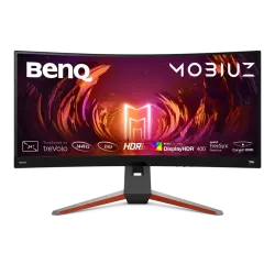 Монитор Benq EX3410R 34'', 3440x1440, IPS, Curved, 144Hz, 20M:1, 400cd, 1ms, 3xHDMI, DP, Speakers, 3xUSB, FreeSync, Height adj 100, 3Y, Black