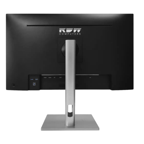 Монитор RDW2707K ЕМТЦ.467846.033 2560x1440(QHD) IPS 100Hz 1мс 178°/178 350cd VGA 2*HDMI 2.0 DP1.4 Type-C  in/out 1*USB-B 4*USB-A Рег. по высоте, Портретный режим, Поворот вокруг своей оси(лево/право), Наклон, Внутренний БП, Динамики,  VESA 100*100,  Черны