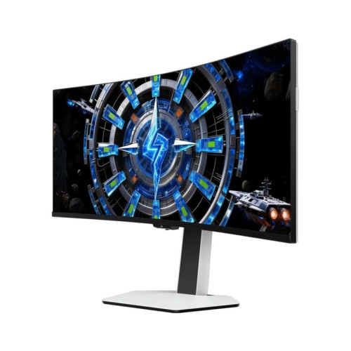 TCL 34C2A, 3440x1440, HVA mini-LED, 2хHDMI, 1хDP, черный и черный/белый TCL 34C2A, 3440x1440, HVA mini-LED, 2хHDMI, 1хDP, черный и черный/белый