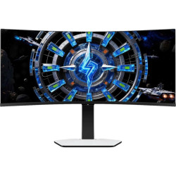 TCL 34C2A,  3440x1440,  HVA mini-LED,  2хHDMI,  1хDP,  черный и черный/белый