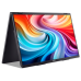 Монитор/ ACER PD193QEbmiuux 18,5'', Double Portable monitor, UltraThin Black, 16:9, IPS, 1920x1080, 4ms, 250cd, 100Hz, 1xHDMI + 2xType-C(15W) + SPK + Audio Out, Speakers 2Wx2, sync: FreeSync, Vesa:100x100