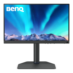 Мониторы/ Benq SW272U 27'', 3840x2160, IPS,  60Hz, 1000:1, 400cd, 5ms, 2*HDMI, DP; 2*USB 3.0, USB C*90W, Thunderbolt 3,  Height adj 140, Pivot, 100% sRGB, Flicker-free;Low Blue Light, Calibration Report, Shading Hood, 3Y, Grey