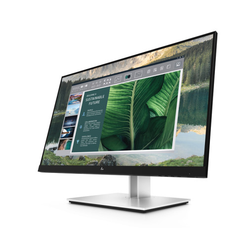 Монитор/ HP E24u G4 FHD Monitor 23.8'' (1920 x 1080), IPS, 178/178, 5мс, 250nit, DP/DPout/HDMI, 5USB, LTSP, 1y