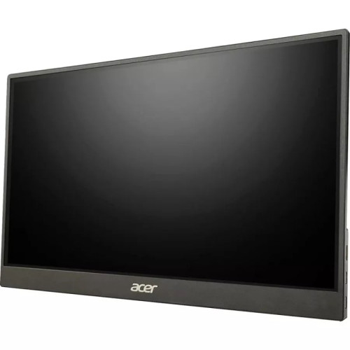 Монитор/ Acer PM161QJbmiuux 15,6'', UltraThin Black, 16:9, IPS, 1920x1080, 6ms, 250cd, 60Hz, mini HDMI, 2xType-C, Speakers 1Wx2, FreeSync, HDR 10, Vesa:100x100