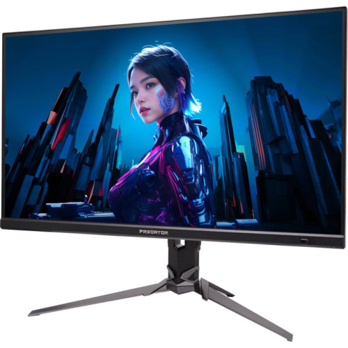 Монитор/ ACER Predator XB273KV5bmiiprx 27'', ZeroFrame, Black, 16:9, IPS, 3840x2160, 1 / 0,5 (GTG, Min.)ms, 400cd, 160Hz, 2xHDMI(2.1) + 1xDP(1.4) + SPK + Audio Out, Speakers 2Wx2, sync: FreeSync Premium, hdr: HDR 400, hadj 150, DE: Delta E<1, Vesa:100x100