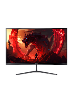 Монитор/ ACER Nitro ED270UX6bmiipx 27'', ZeroFrame, Curved 1500R, Black, 16:9, VA, 2560x1440, 1 / 0,5 (GTG, Min.)ms, 250cd, 220Hz, 2xHDMI(2.1) + 1xDP(1.4) + SPK + Audio Out, Speakers 2Wx2, sync: FreeSync Premium, hdr: HDR 10, Vesa:75x75