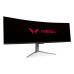 Монитор HISPIDA 49'' 5120x1440, VA, 178/178, 6ms, 320nit, 3000:1, 120Hz, DP/HDMI, 2xUSB-A, FreeSync, LowBlueLight, USB-C 65W, RJ45, LTS, IntPWR, Black, 1y