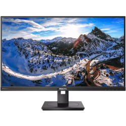 Philips 279P1 (00/01) 27'', 3840x2160, IPS, 50M:1, 350cd, 4ms, 2*HDMI 2.0, DP 1.4, 4*USB, Type-c 90W,  Speakers , h. adj 150, pivot, VESA, 3Y, Black