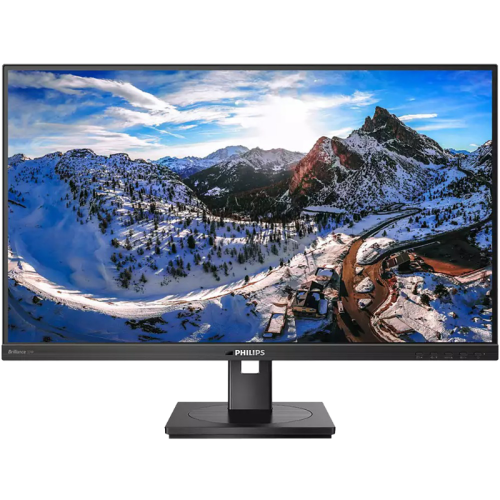 Philips 279P1 (00/01) 27'', 3840x2160, IPS, 50M:1, 350cd, 4ms, 2*HDMI 2.0, DP 1.4, 4*USB, Type-c 90W,  Speakers , h. adj 150, pivot, VESA, 3Y, Black