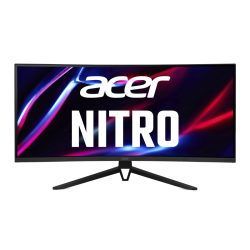 Монитор/ Acer ED343CURHbmiippx 34'',  ZeroFrame, Curved 1000R Black, 21:9, VA, 3440x1440, 1 / 4ms, 300cd, 100Hz, 2xHDMI(2.0) + 2xDP(1.2) + Audio out, Speakers 3Wx2, sync: FreeSync, hdr: HDR 10