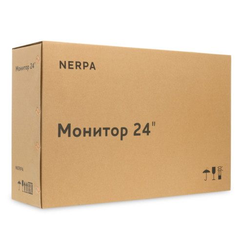 Монитор NERPA 24'' 1920x1080, IPS, 178/178, 5ms, 250cd/m2, 1000:1, 75Hz, DP/HDMI, no USB-A, LowBlueLight, extPWR, Black, 1y Монитор NERPA 24'' 1920x1080, IPS, 178/178, 5ms, 250cd/m2, 1000:1, 75Hz, DP/HDMI, no USB-A, LowBlueLight, extPWR, Black, 1y