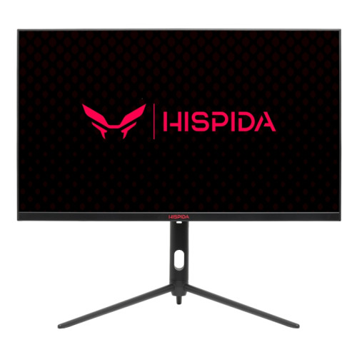 Монитор HISPIDA 27'' 2560x1440, IPS, 178/178, 1ms, 300nit, 1500:1, 240Hz, 2xDP/2xHDMI, noxUSB-A, RGB, FreeSync, LowBlueLight, LTSP, ExtPWR, Black, 1y