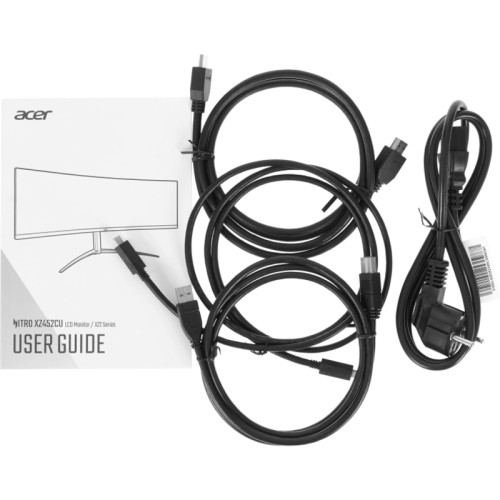 Монитор Acer XZ452CUVbemiiphuzx 44,5'' 1500R, 32:9, VA, 5k UHD, 1/4ms, 450cd, 165Hz, HDMI, DP, USB-C, USB, LAN, SPK, HAS
