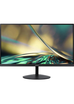Монитор/ Acer SA242YH1bi 23,8'', ZeroFrame, UltraThin Black, 16:9, VA, 1920x1080, 4ms, 250cd, 100Hz, VGA , HDMI(1.4), Speakers 2Wx2, Vesa:75x75
