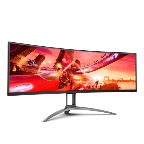 AOC AG493UCX2 49'', Curved, 5120x1440, VA, 165hz, 80M:1, 400cd, 1ms, 3xHDMI 2.0, DP 1.4, 3xUSB 3.2, Type-C 65W, Speakers, H. adj 100mm, 3Y, Black AOC AG493UCX2 49'', Curved, 5120x1440, VA, 165hz, 80M:1, 400cd, 1ms, 3xHDMI 2.0, DP 1.4, 3xUSB 3.2, Type-C 65W, Speakers, H. adj 100mm, 3Y, Black